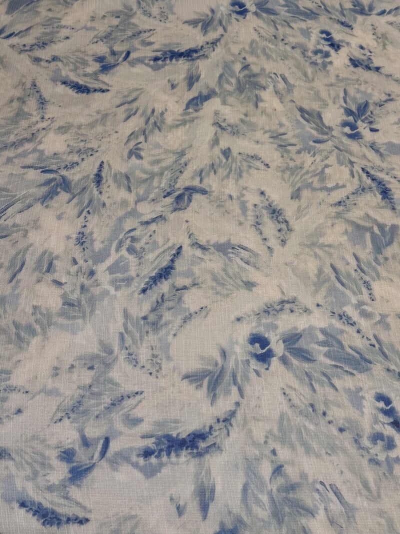 Lenço Flora Azul